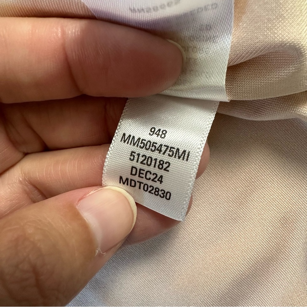 Melrose & Market Square Neck Long Sleeve Ruching Stretch Pleat Office‎ Pink XL - Picture 7 of 11